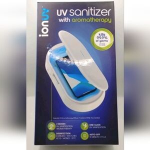 Tzumi ionUV UV Sanitizer W/ Aromatherapy Eliminates 99.9% Of Germs. 2 Modes.
